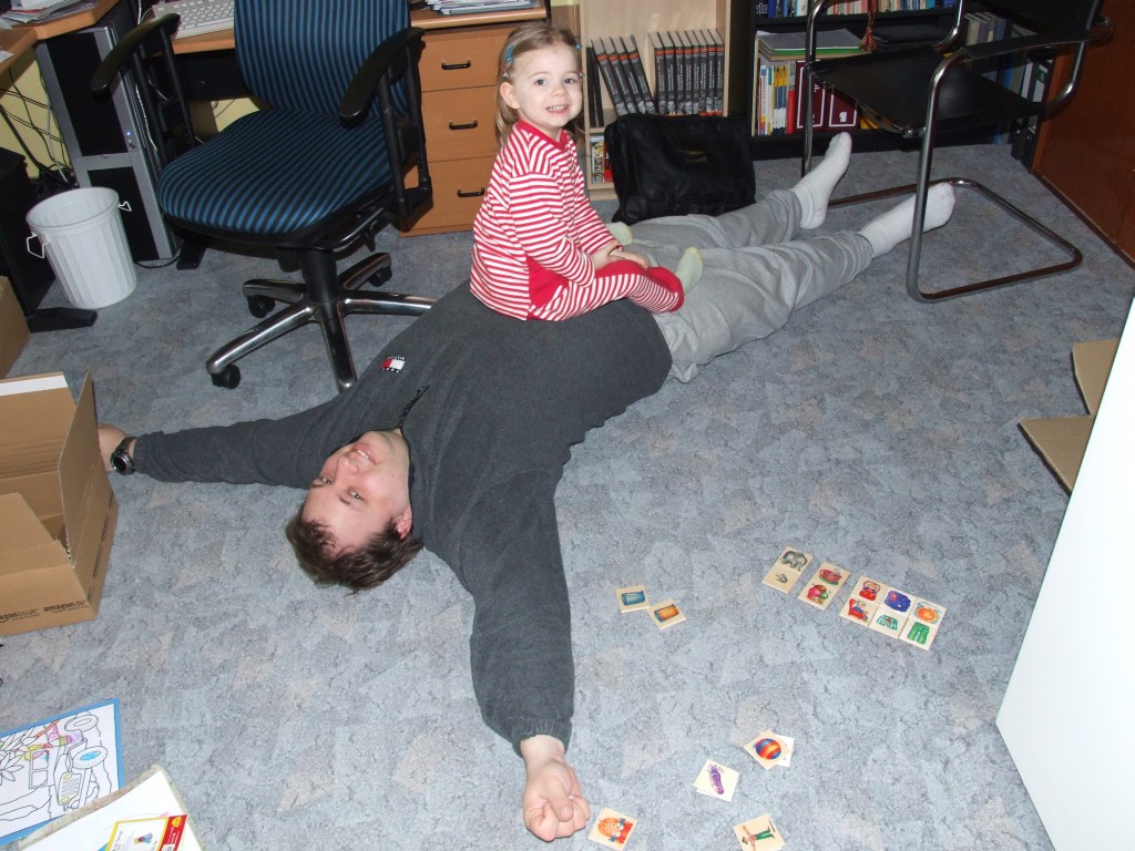 Clara und Papa