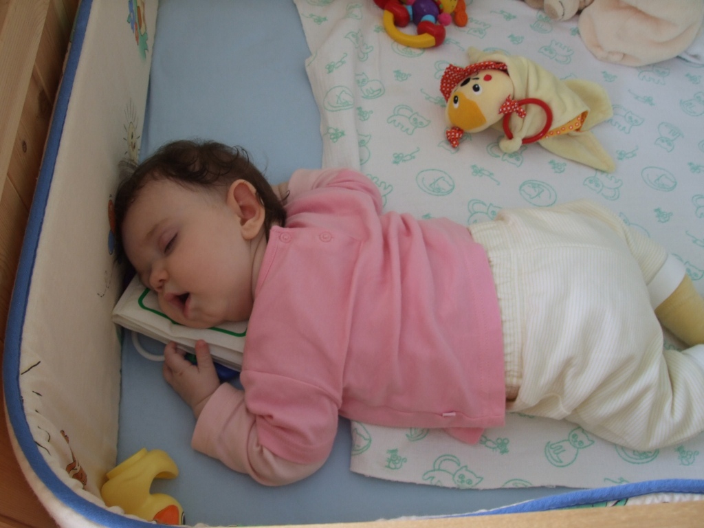 Tessa hat es sich bequem gemacht
