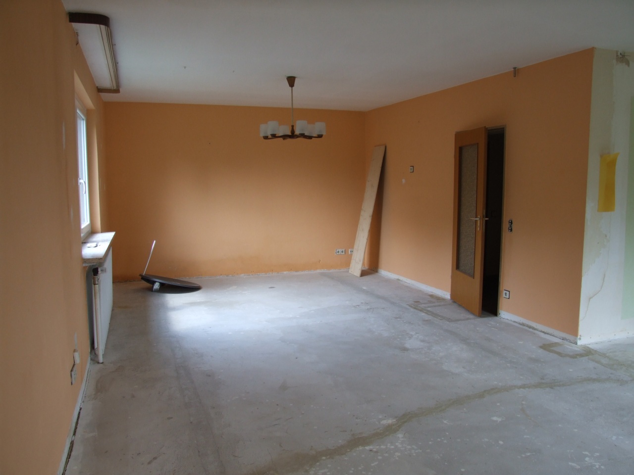 Esszimmer in Bauphase 1