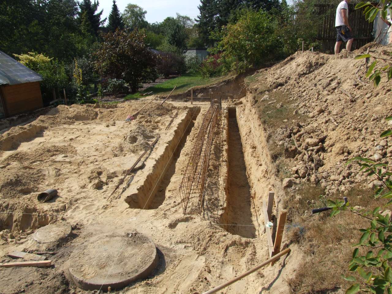 Mauerfundament