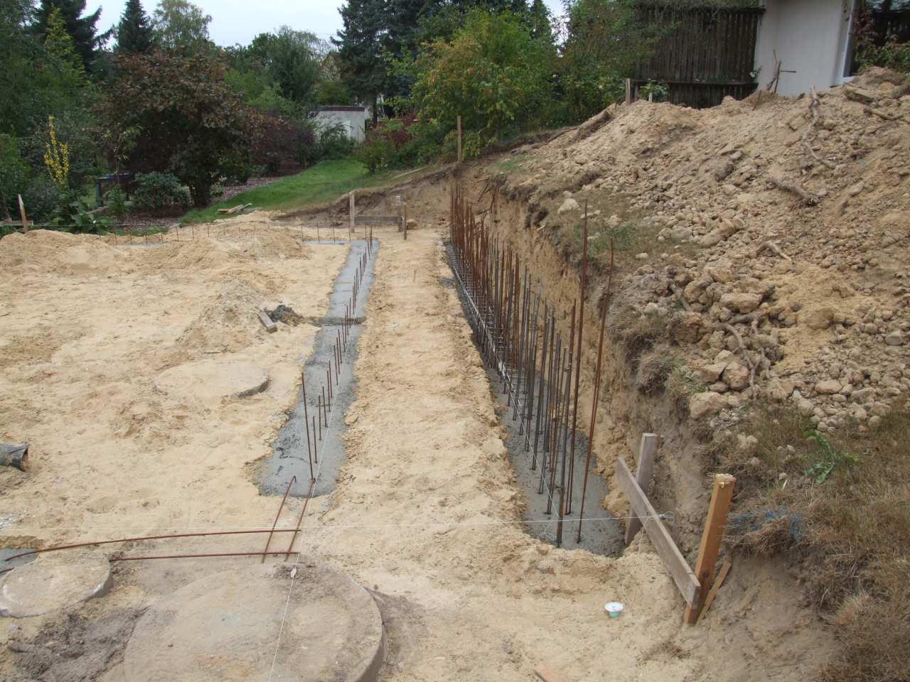 Mauerbetonfundament