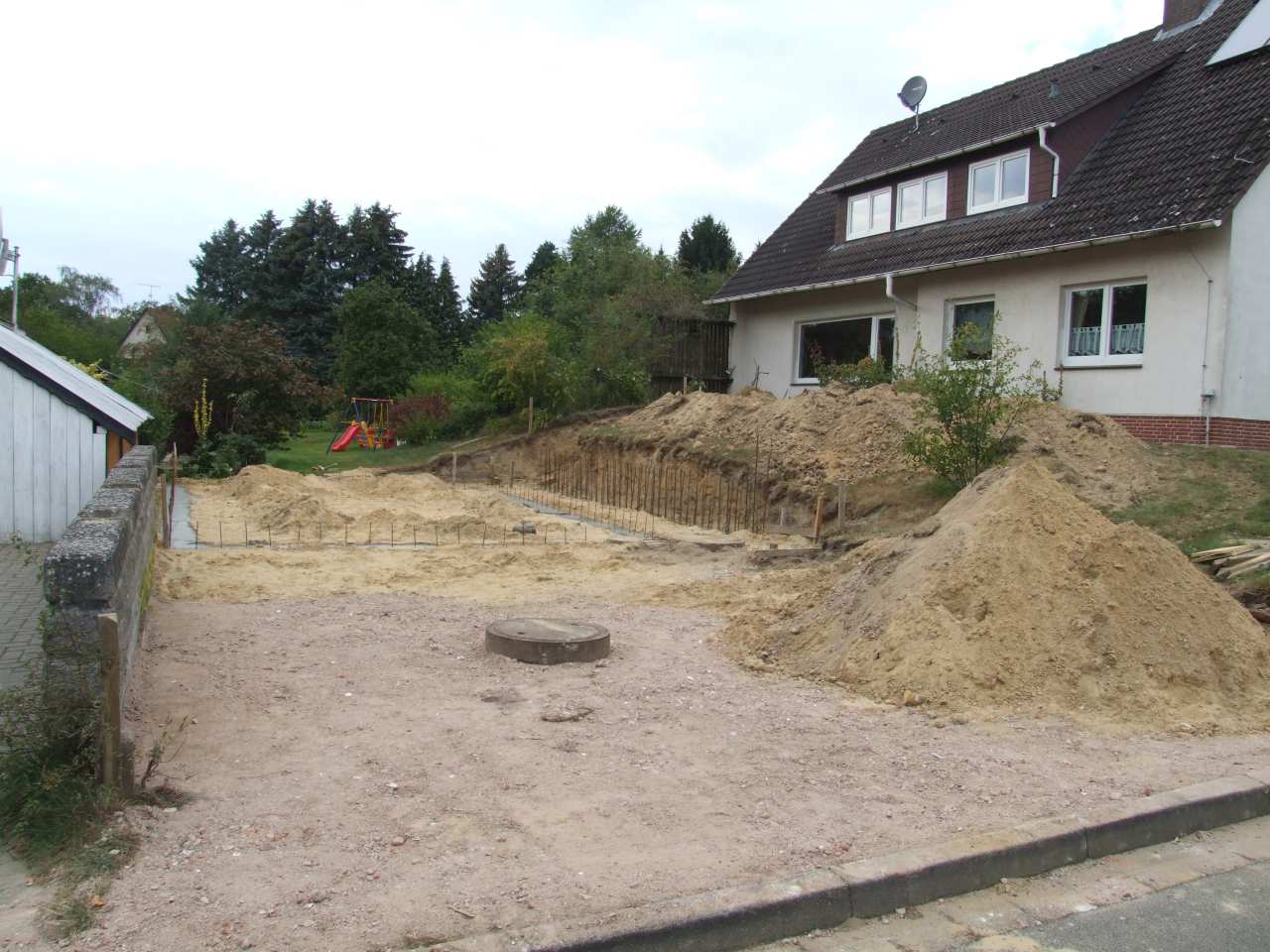 Überblick über die Baustelle
