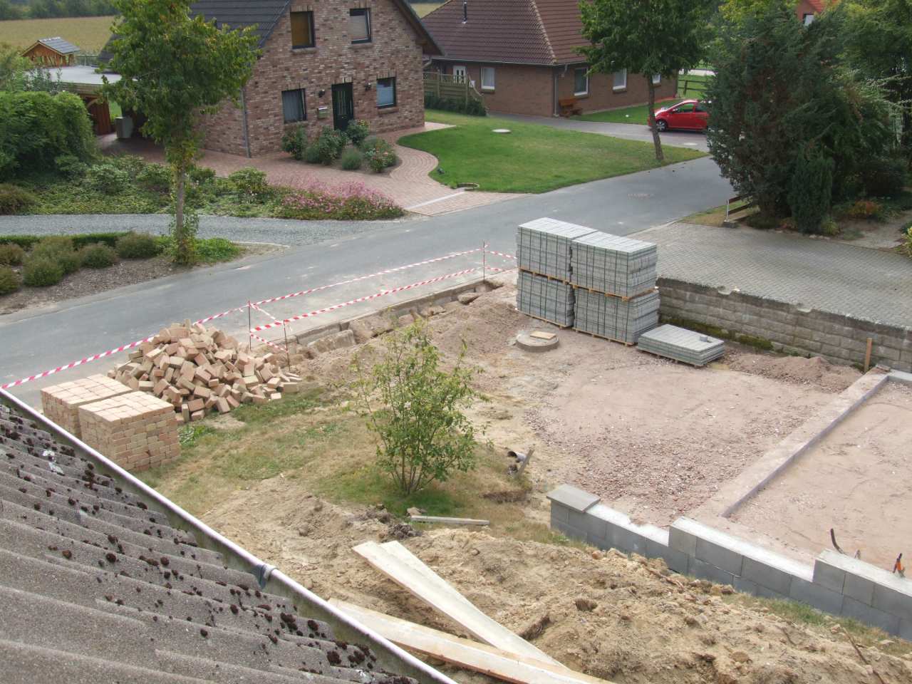Bordsteinabsenkung vorher