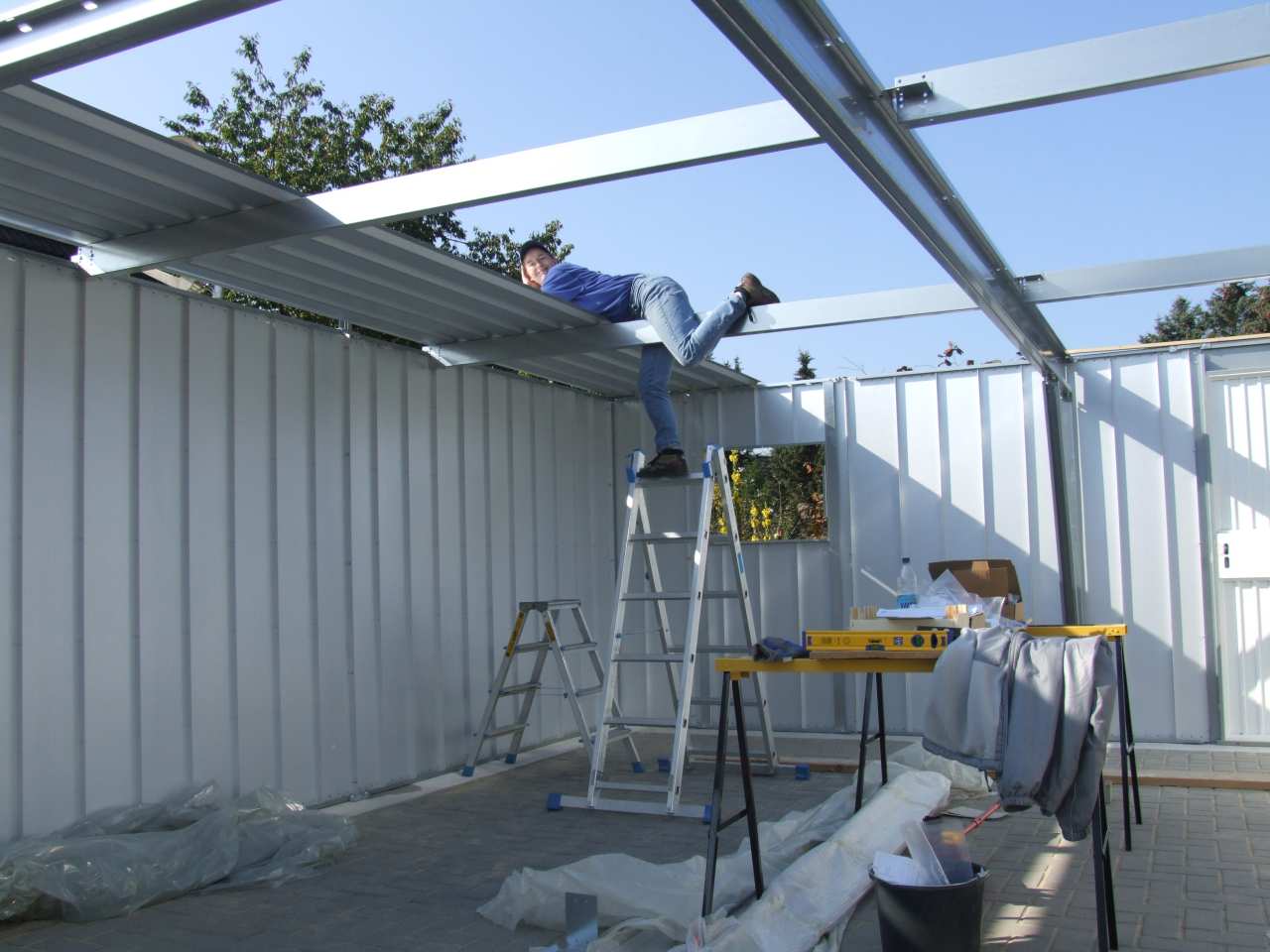 Garagenaufbau